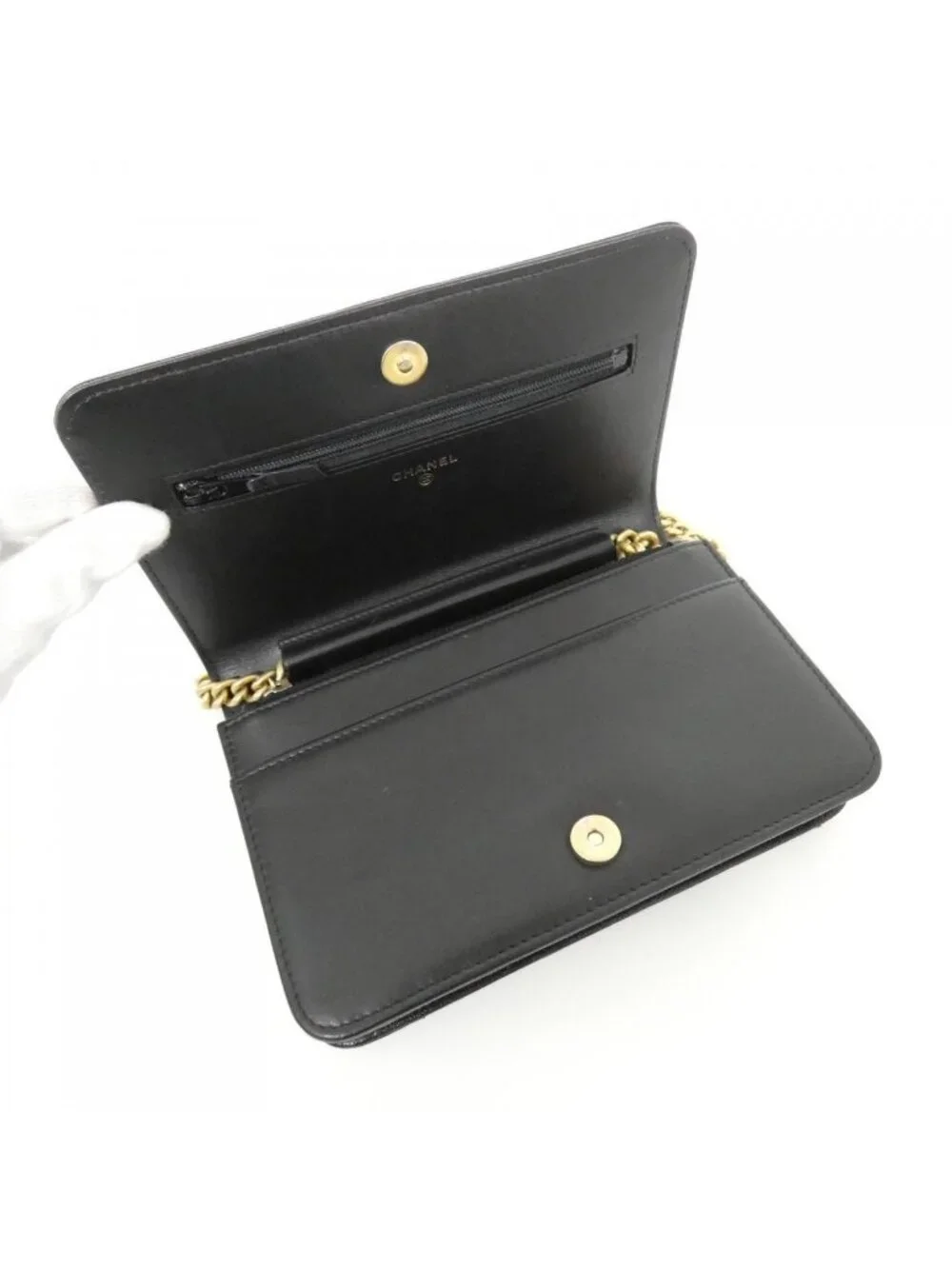 Chanel Boy Line Chain Wallet Shoulder